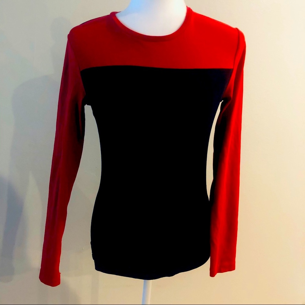 Lauren Ralph Lauren size S color block long sleeve